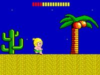 une photo d'Ã©cran de Wonder Boy (Game Gear) sur Sega Game Gear